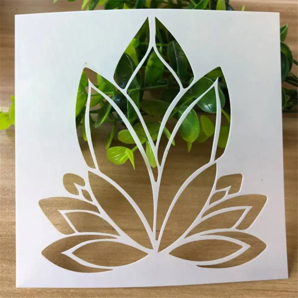 Серия цветов распылительный узор детская ручная копия шаблон для газет