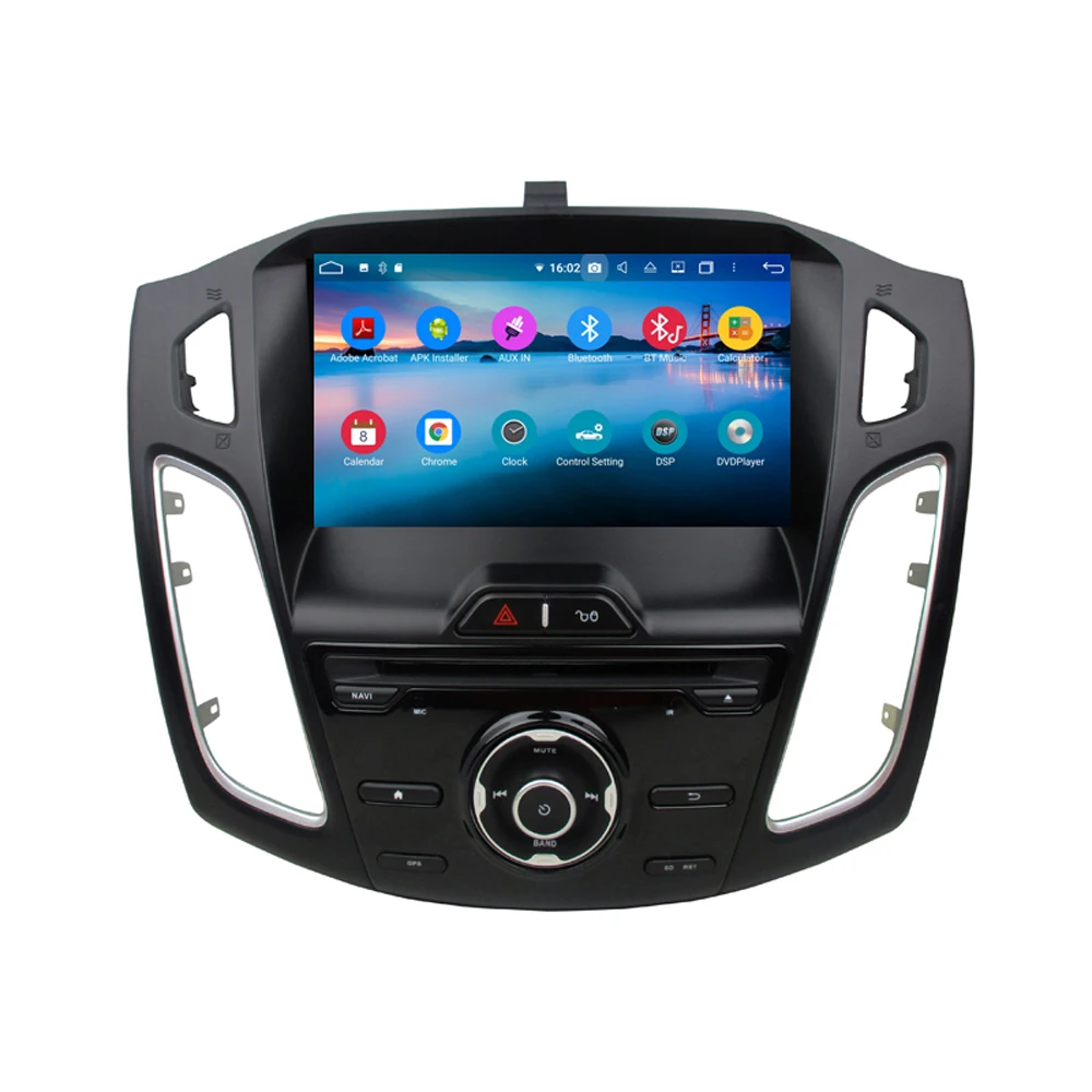 Автомобильный dvd gps навигатор 9 &quot one din android 10 для ford focus 2012 2013 2014 с восьмиядерным