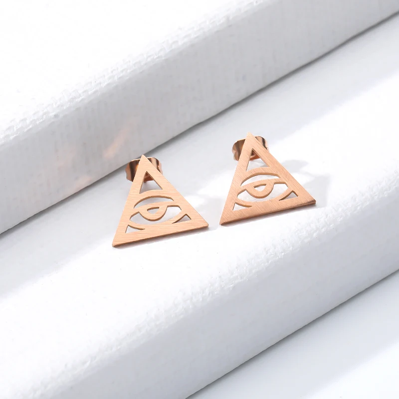Серьги модные ювелирные изделия геометрические треугольные шпильки для ушей