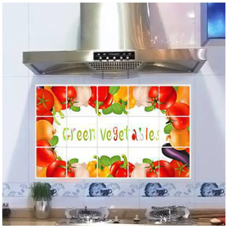 Кухонные термостойкие маслостойкие водонепроницаемые наклейки бумажная