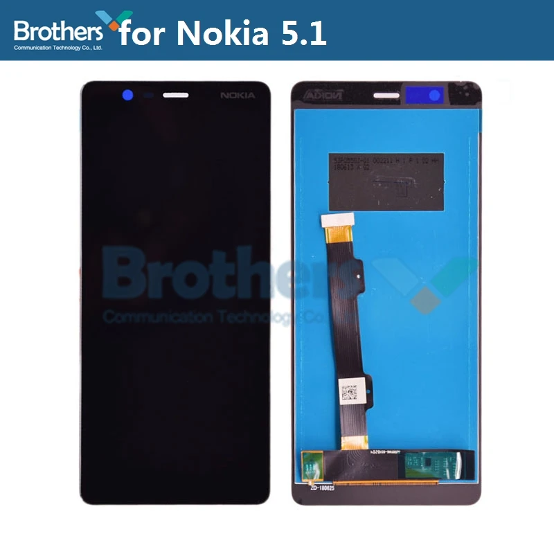 ЖК экран для Nokia 5 1 дисплей в сборе сенсорный дигитайзер запасная часть телефона