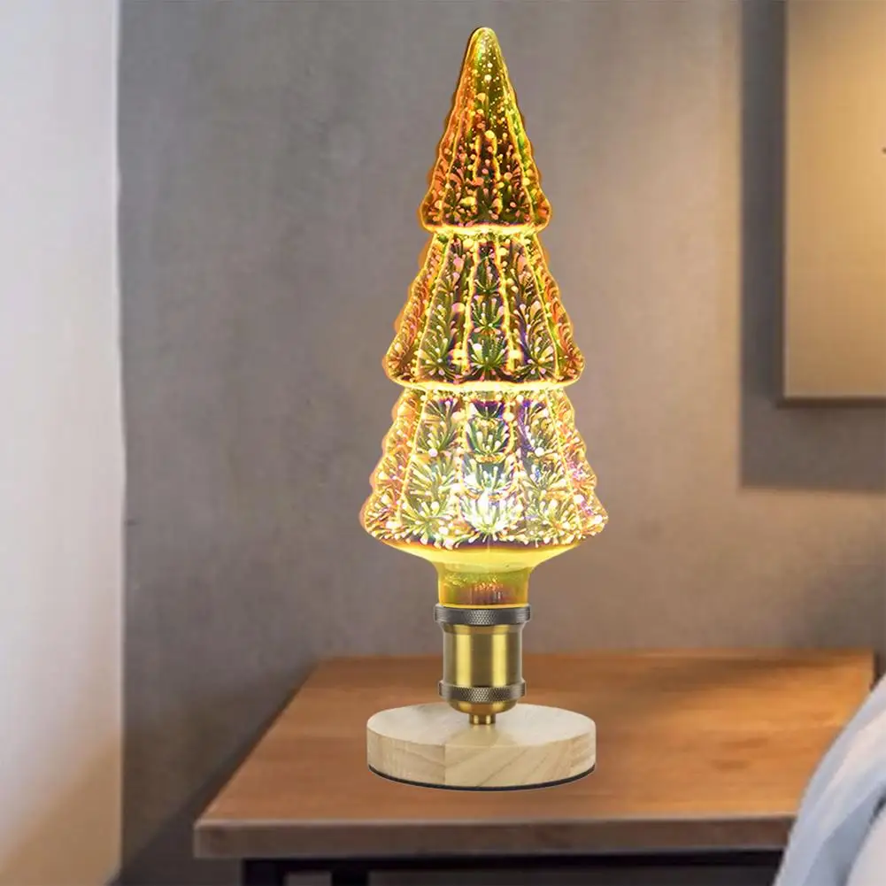 6W Firework Light Bulb Warm White 2700K 3D Christmas Tree Decorative LED E27 Lamp Holder New Year Home Hnaging Decoration | Освещение