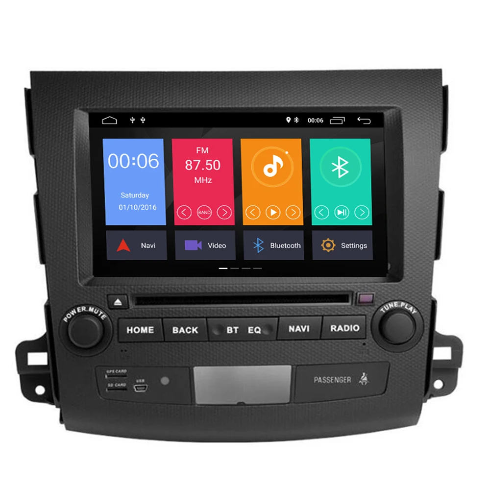 4G RAM + 64G ROM Octa core Android 10 Автомобильный DVD плеер для Mitsubishi Outlander 2008 2014 с радио Зеркало