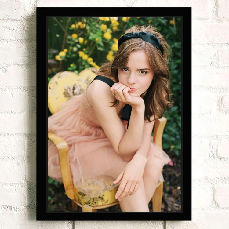 Эмма Шарлотта Дюрер Ватсон фильм HD звезда настенное искусство домашний декор