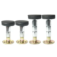 4 pcs adjustable threaded bed frame anti shake tool for bed headboard stoppers