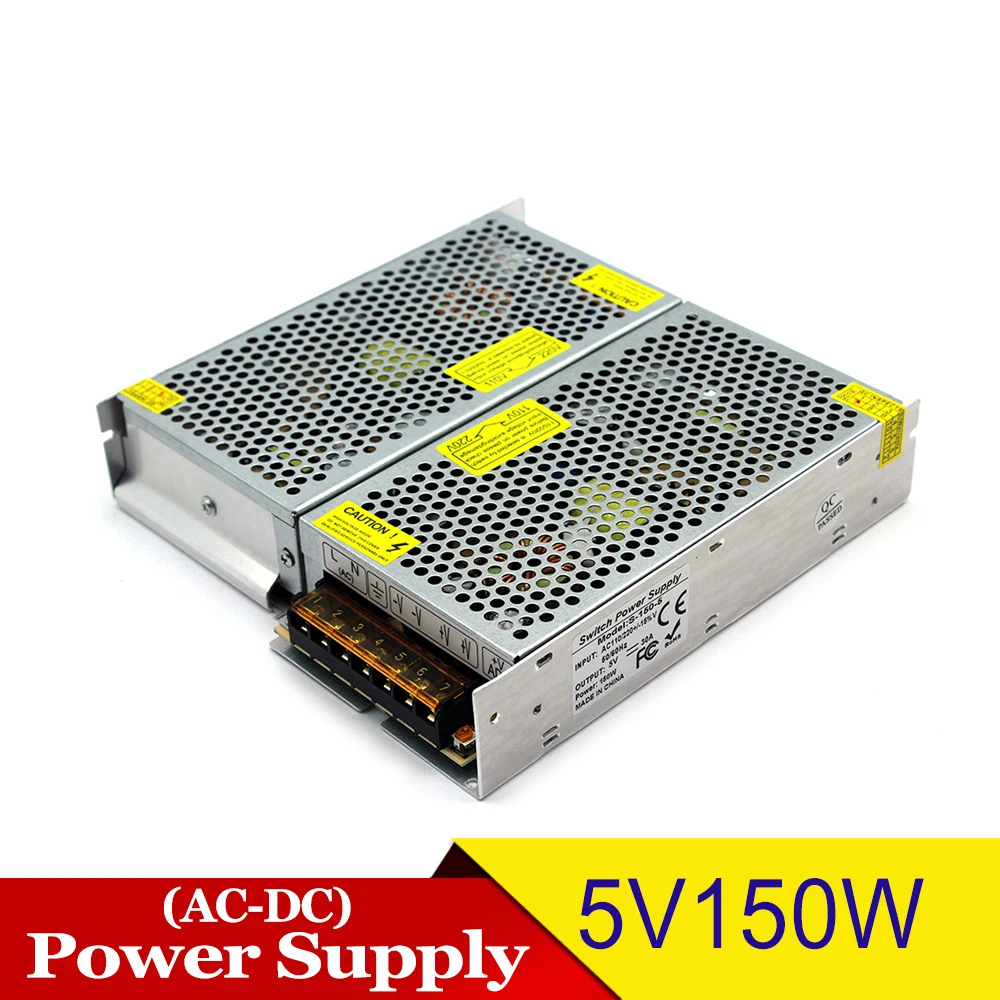 Источник питания DC 5V 12V 24V 25W 100W 150W 200W 250W 300W 350W светодиодный трансформатор
