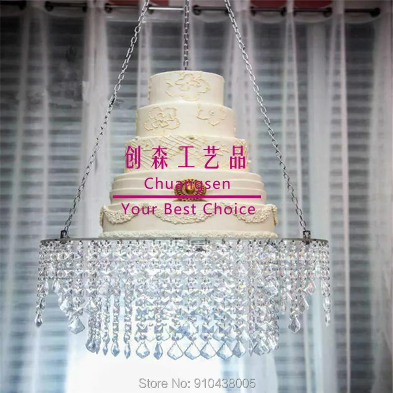 Розничная продажа акриловые стойки для торта деко стеклянная хрустальная люстра