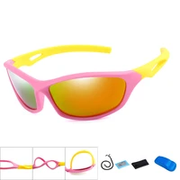 new polarized kids cycling sun glasses boys girls baby quality sport sunglasses children uv400 eyewear with case