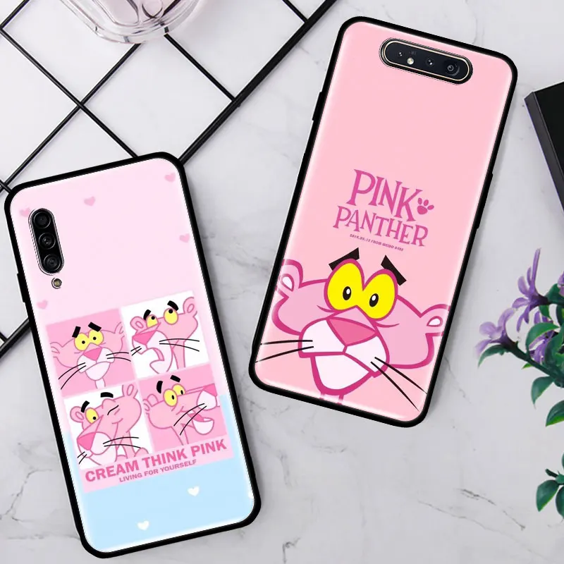 

Pink Panther Case for Samsung Galaxy A50 A70 A70s A50s A80 A40 A30 A20e A20s A10e A10 Black Soft Phone Coque