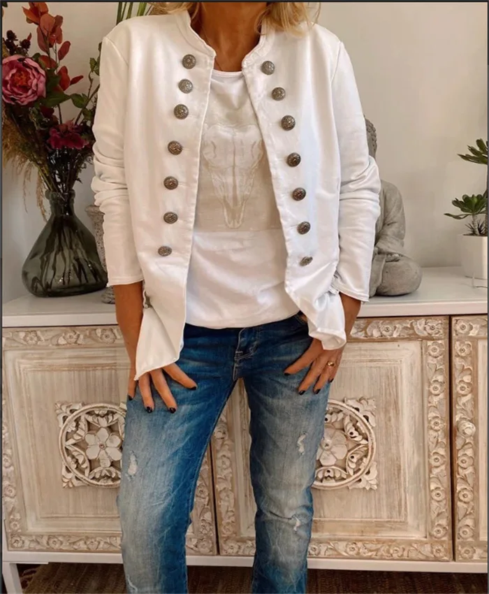 

Women Female Coat Casual Long Sleeve Jacket Casual Outwear Coats Jackets Top