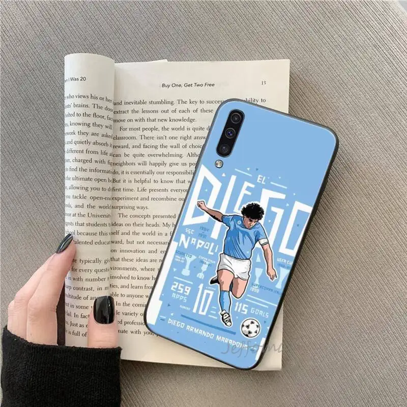 

Diego Armando Maradona Argentina Phone Case For Samsung galaxy S 7 8 9 10 20 edge A 6 10 20 30 50 51 70 note 10 plus Soft