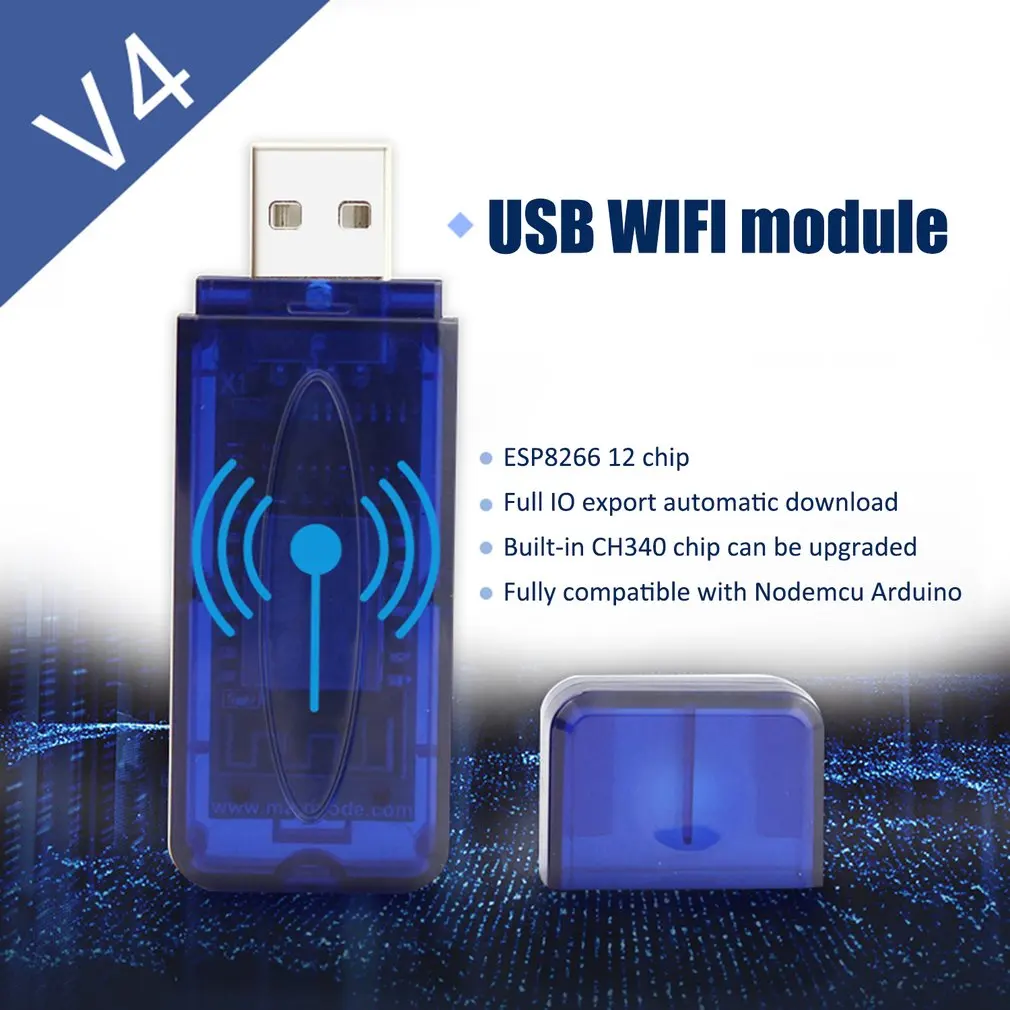 Для PS4 WiFi ESP8266 CH340 чип USB беспроводной модуль совместимый Nodemcu для Arduino