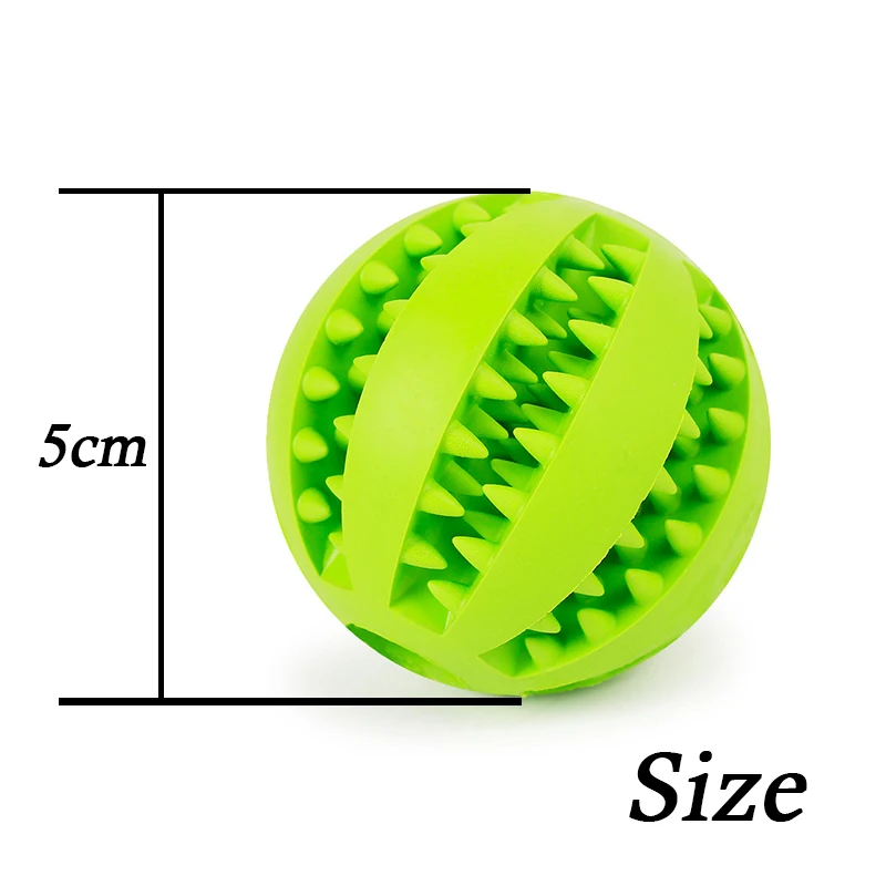 

Pet Dog Toy Elastic Rubber Molar Ball Cat and Dog Outdoor Interactive Cat Toy Chew Toy Teeth Cleaning Ball Leaking Food Ball