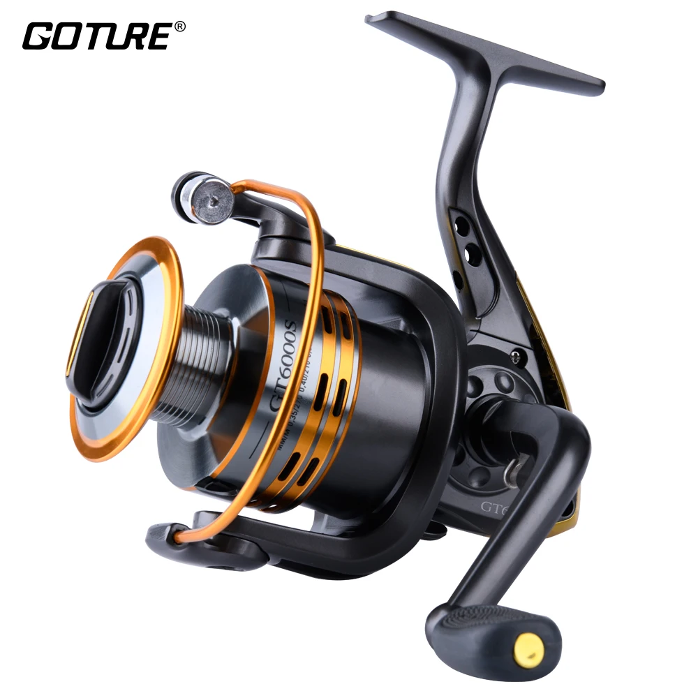 Goture Spinning Fishing Reel 6BB Metal Spool 4000 Series Freshwater Saltwater Fishing Wheel Carp Fishing Reel Tackles