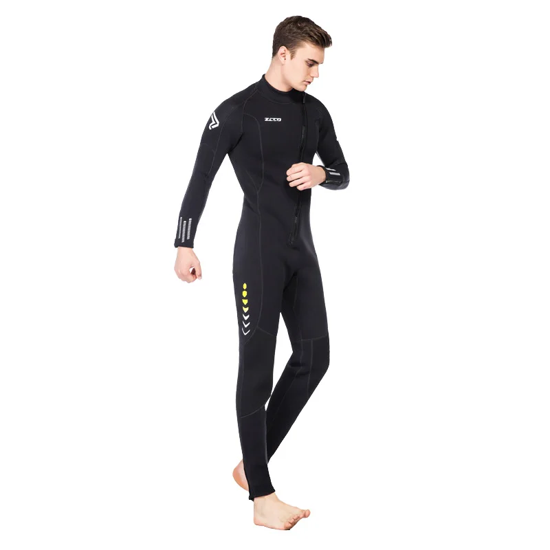

ZCCO 3MM neoprene Wetsuit for Men & women Scuba diving suit deep spearfishing thermal swimsuit Snorkeling Surfing one piece set
