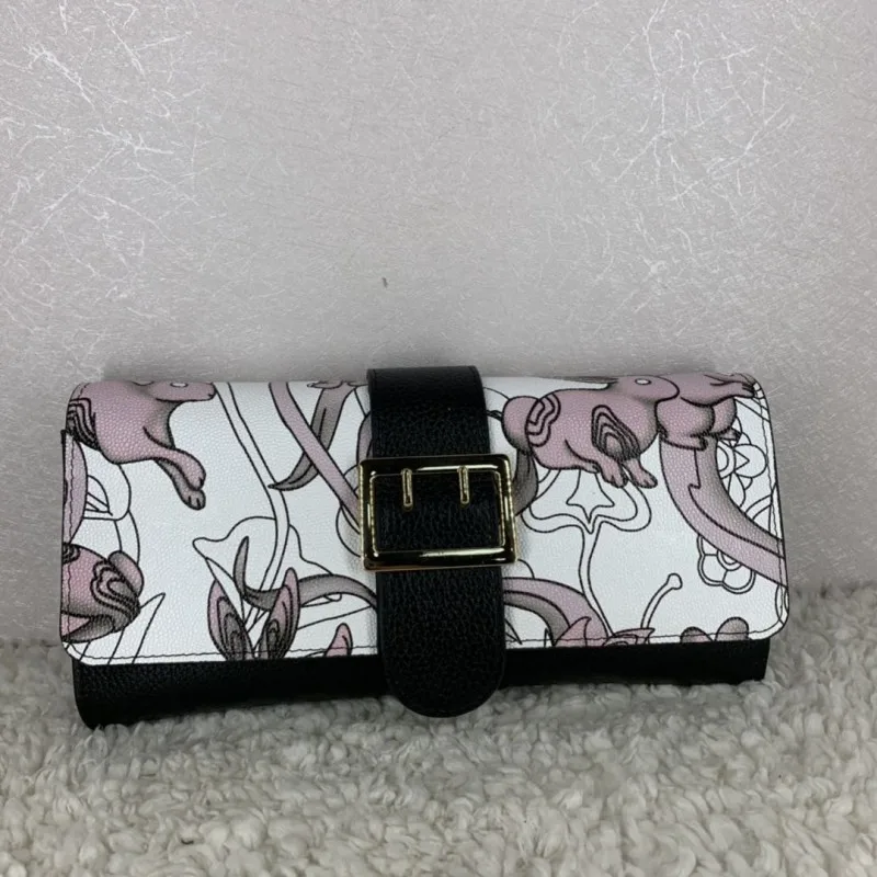 Женский Длинный кошелек с застежкой кредитница сумочка для денег офисные