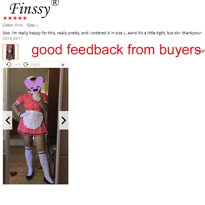 Горничная кафе профессиональная горничная Ранняя Юбка До Колена одежда для