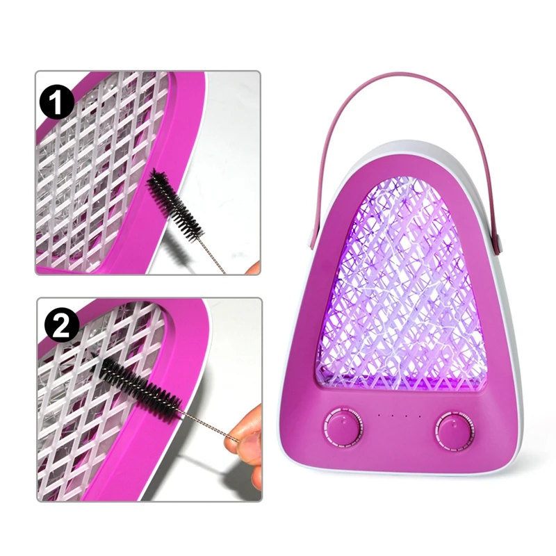 

HOT Mosquito Killer Lamps LED USB Charging Electric Mosquito Fly Bug Insect Trap Killer Zapper Night Lamp Lighting Household