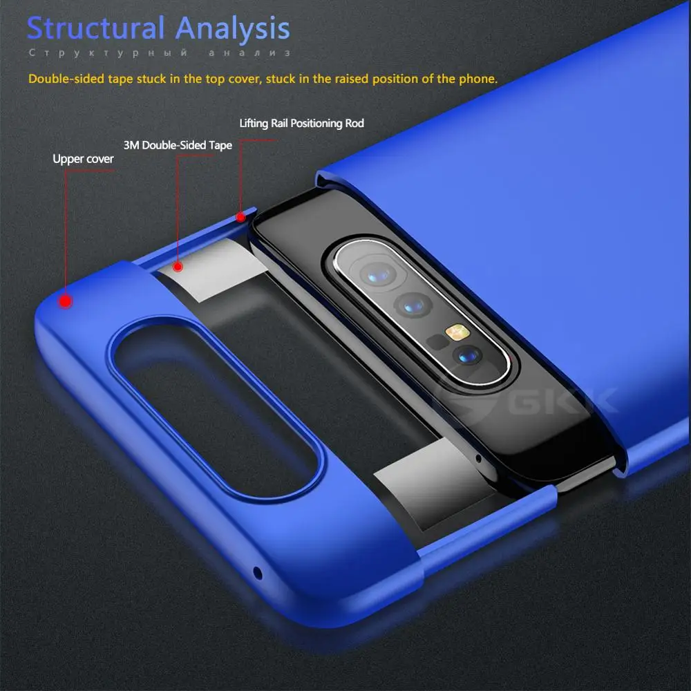 GKK Case for Samsung A80 Case 360 Full Protection Hard Cover For Samsung Galaxy A80 A71 A51 A70 A50 A52 A72 A32 S21 Case Coque