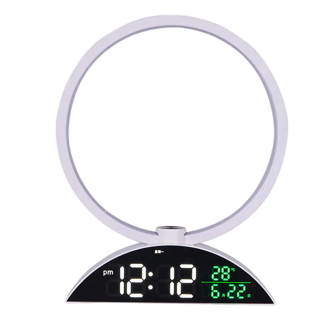 

Wake up Light 10 Natural Sounds Gift 3 Level Brightness Touch Control Sleep Aid Snooze Digital Alarm Clock for Bedroom Children
