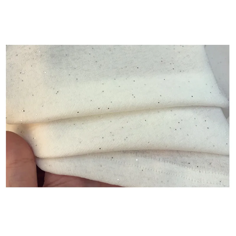 Женский блестящий комплект из 2 предметов белая футболка и юбка в Корейском стиле