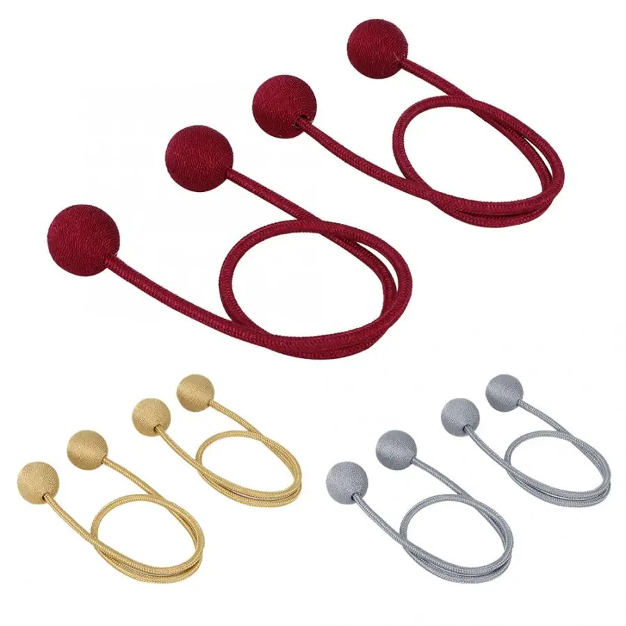 Hooks 2pcs Anti-Slip Curtain Buckle Tiebacks Free Style Twisted Window Tie Band living room | Дом и сад