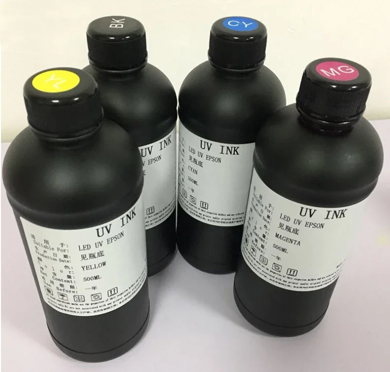 

UV CMYK/CMYKW INK for wall printer/3D wall printing machine/flat printers