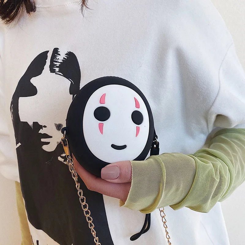 Новые стильные женские сумки летние кавайные силиконовые Наплечные на цепочке