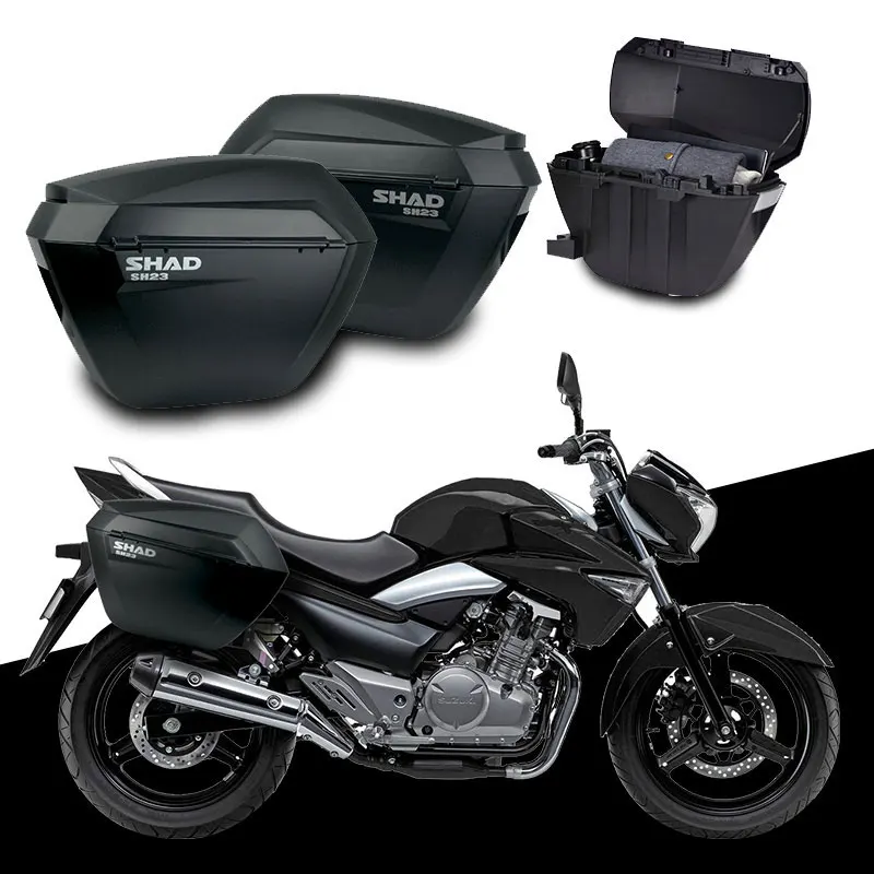 Для SUZUKI GW250 GW 250 S/F SHAD SH23 боковые боксы+ набор стоек для мотоцикла, багажный чехол, седельные сумки, кронштейн, Система переноски