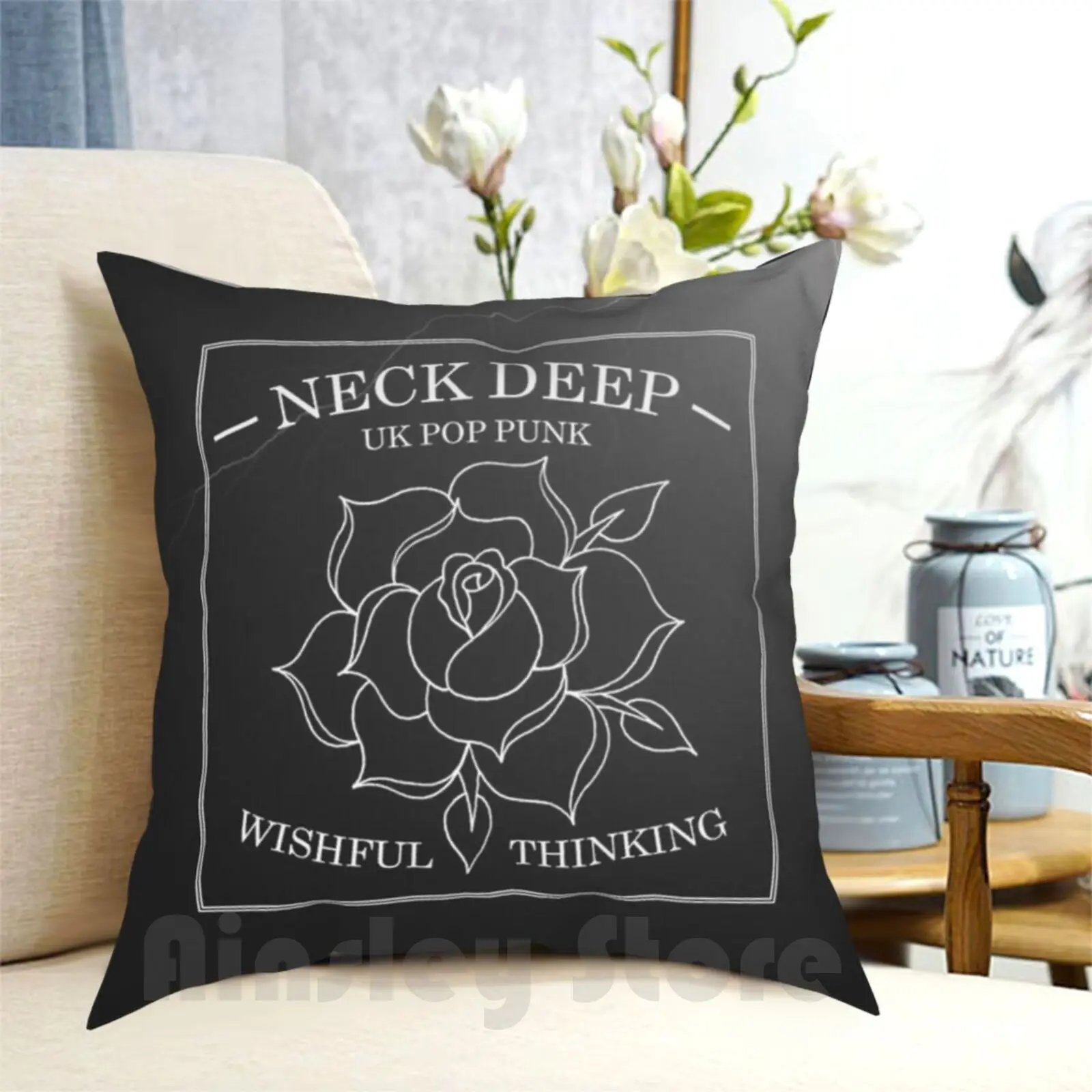 Подушка для шеи с глубоким изображением мышления домашняя мягкая подушка