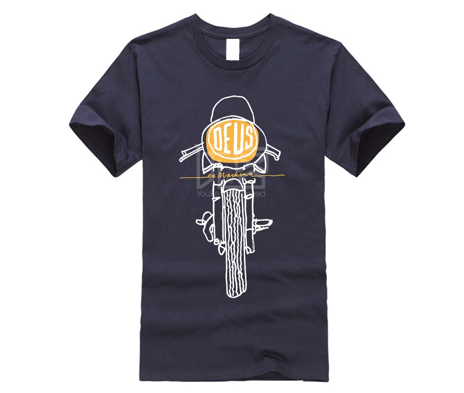 Черная Мужская футболка Deus Ex Machina Front Matchless все размеры | одежда