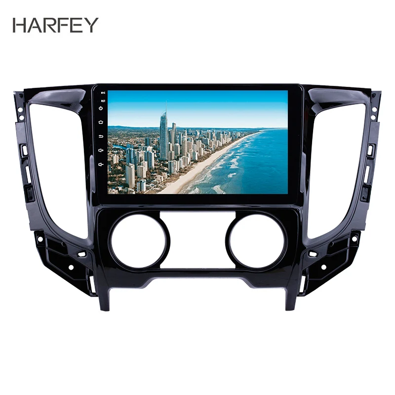 Harfey Android 8,1 Автомагнитола 9 дюймов для Mitsubishi TRITON(MT) ручное управление кондиционером gps навигационная система HD сенсорный экран