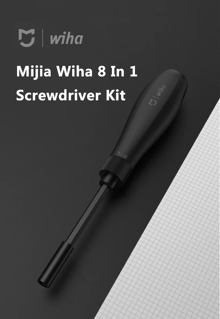 Xiaomi Mijia электрическая отвертка Запатентованная беспроводная 2000 мАч перезаряжаемая батарея 5Н. М крутящий момент 12 шт. S2 Биты PH H SL