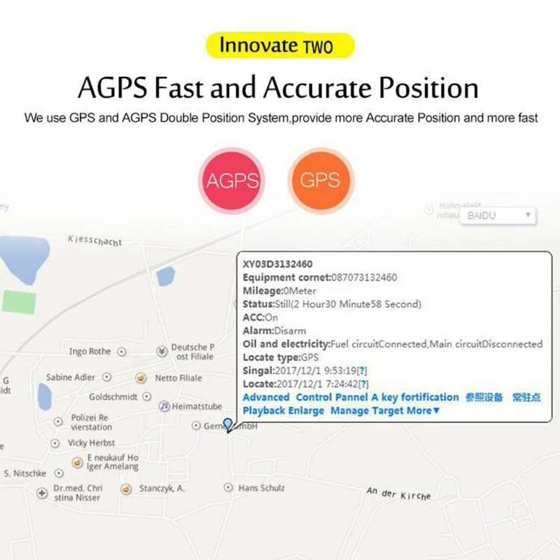 

Bluetooth-compatible Tracker GPS Item Locator Finder Waterproof Compatible with Xiaomi-M365 Electric Scooter Balance Car