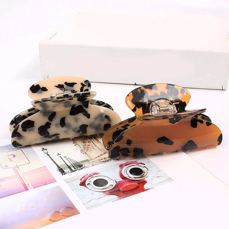 1 шт. заколка для волос из целлюлозы и ацетата| |