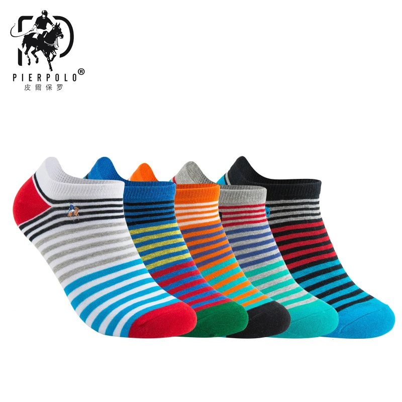 Модные повседневные мужские носки для отдыха; Calcetines Hombre; сезон весна-лето; носки в разноцветную полоску; не воняющие носки; Подарочная коробка; 5 пар в упаковке