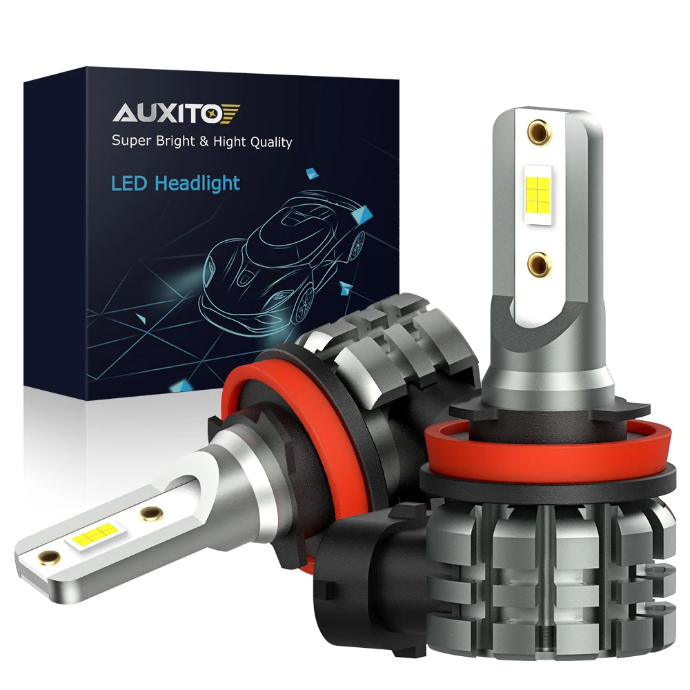 Светодиодная лампа AUXITO 2x H8 Canbus для Kia Rio K2 3 подлокотник Ceed Sportage Sorento Cerato Soul Optima 9006 H11