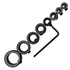 8 шт. 3-16 мм сверло для деревообработки Вал Глубина стоп-воротники кольцевой локатор деревообрабатывающий инструмент набор с гаечным ключом