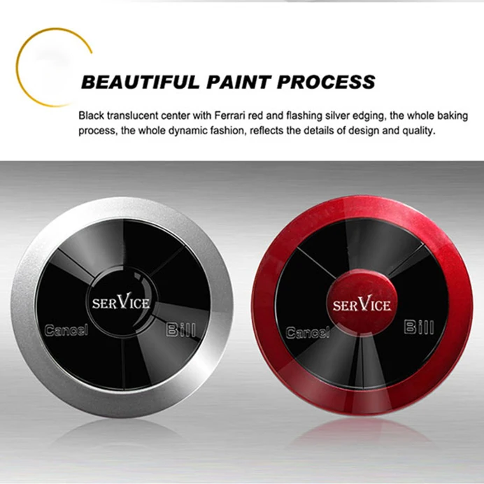 Беспроводной стол пейджер высокое качество Услуги кнопка вызова Системы с