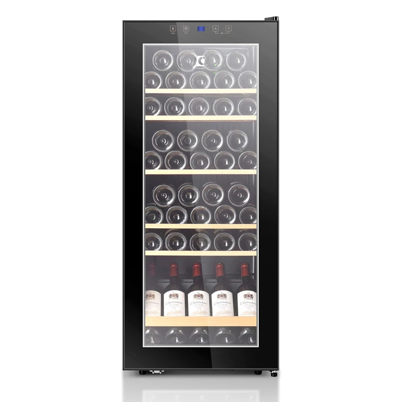 

6 layers Single Door Wine Constant Temperature Wine Cabinet Commercial Refrigerated Display Wine Cabinet UV-resistant 44 Bottles