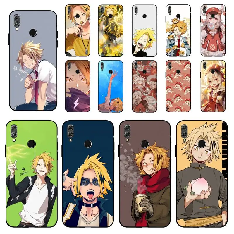 

FHNBLJ Denki Kaminari My Hero Academia Phone Case for Huawei Honor 10 i 8X C 5A 20 9 10 30 lite pro Voew 10 20 V30