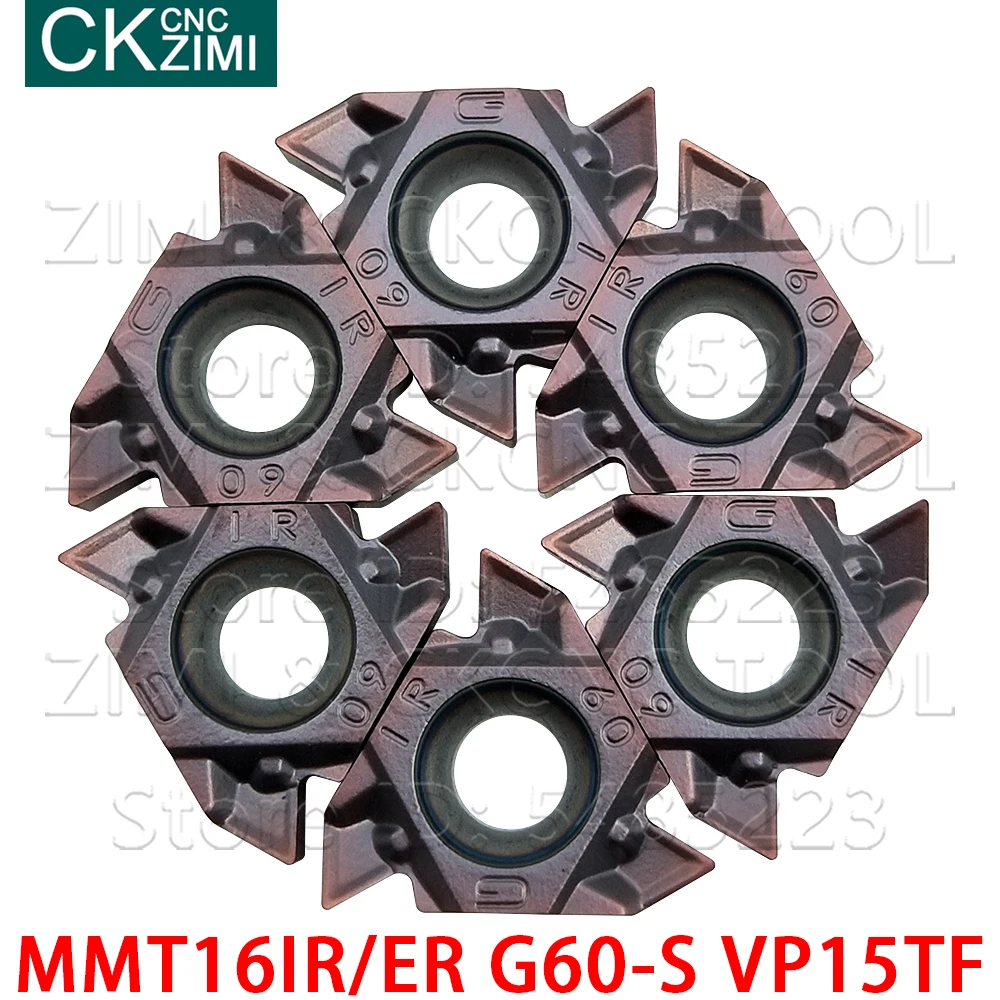 

Карбидные резьбовые вставки для станков с ЧПУ MMT16IR G60-S, VP15TF, MMT16ER G60-S, VP15TF