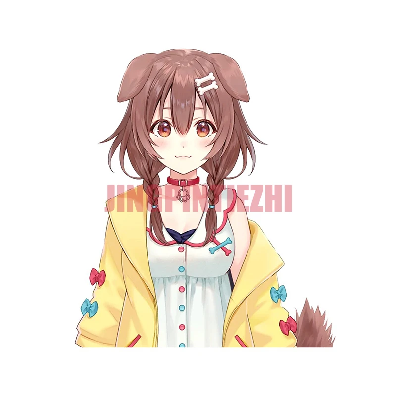 

Car Stickers Vinyl Motorcycle Decal Car Window Body Decorative Korone Portrait Anime Decal Bumper Personality Car Stickers