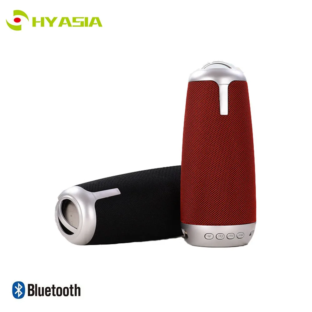HYASIA Портативный беспроводной Bluetooth динамик ткань бас Саундбар Поддержка FM радио