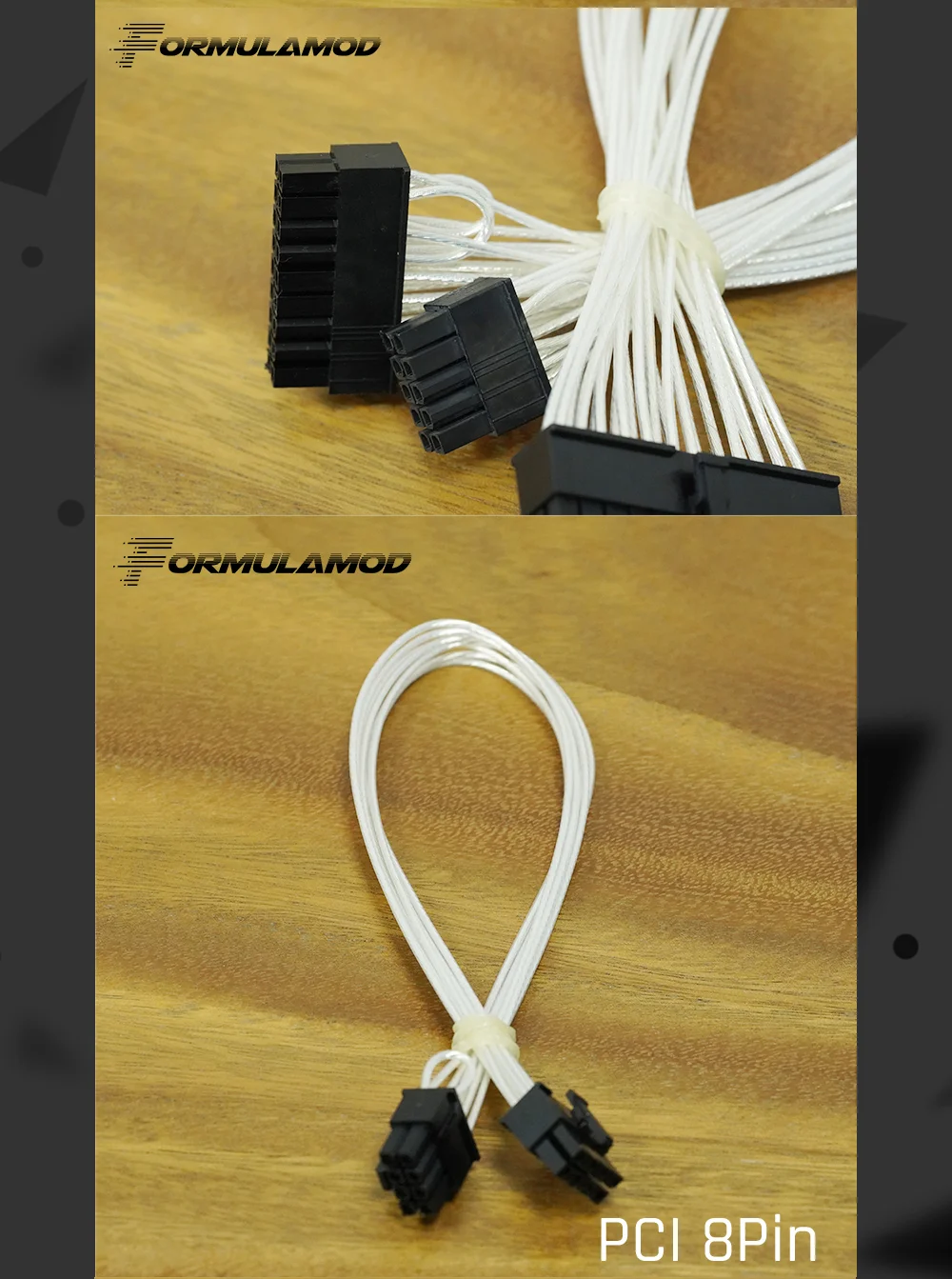FormulaMod Fm-HDC-SL, полностью модульная PSU кабели, 18AWG посеребренные, для Corsair RM/SF/серии HX модульная PSU