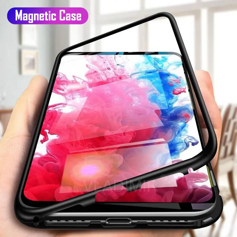 Магнитный металлический чехол для Samsung Galaxy S20 Ultra S10 S9 S8 Plus S10e Note 8 9 10 A51 A71 A10 A20 A40 A50 A70