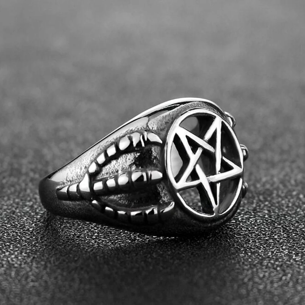 Винтажное ожерелье из нержавеющей стали с викинговым топором мужские кольца в