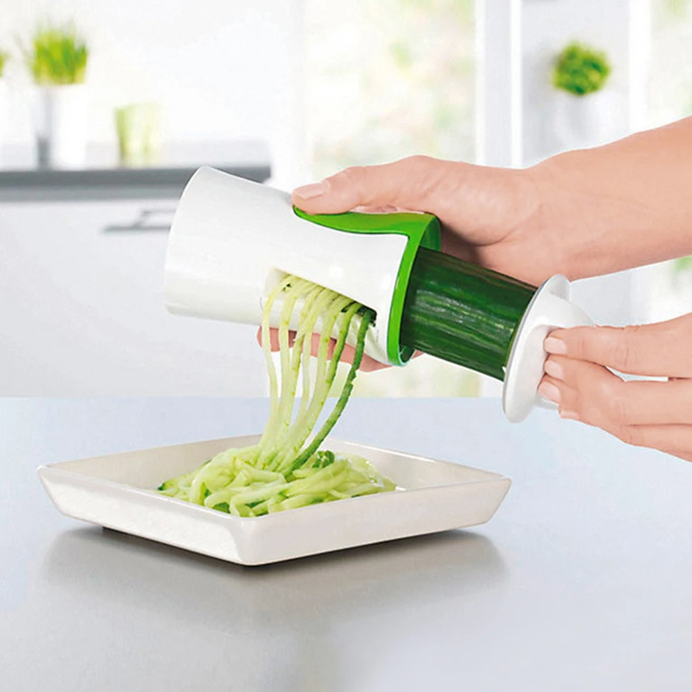 Портативный спиральизатор овощерезка ручной Овощечистка спиральная из