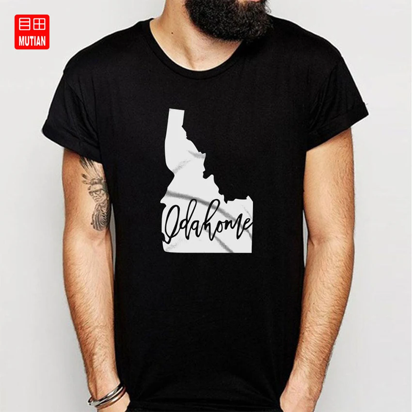 Idahome футболка для дома в штате Айдахо|Мужские футболки| |