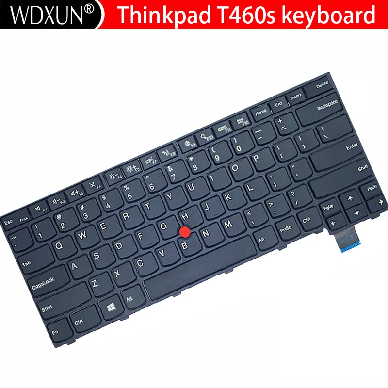 

Original New US English Keyboard for Lenovo Thinkpad T460S S2 13 S2 2nd 13 2nd No Backlit Teclado 00PA411 00PA493 SN20H42323